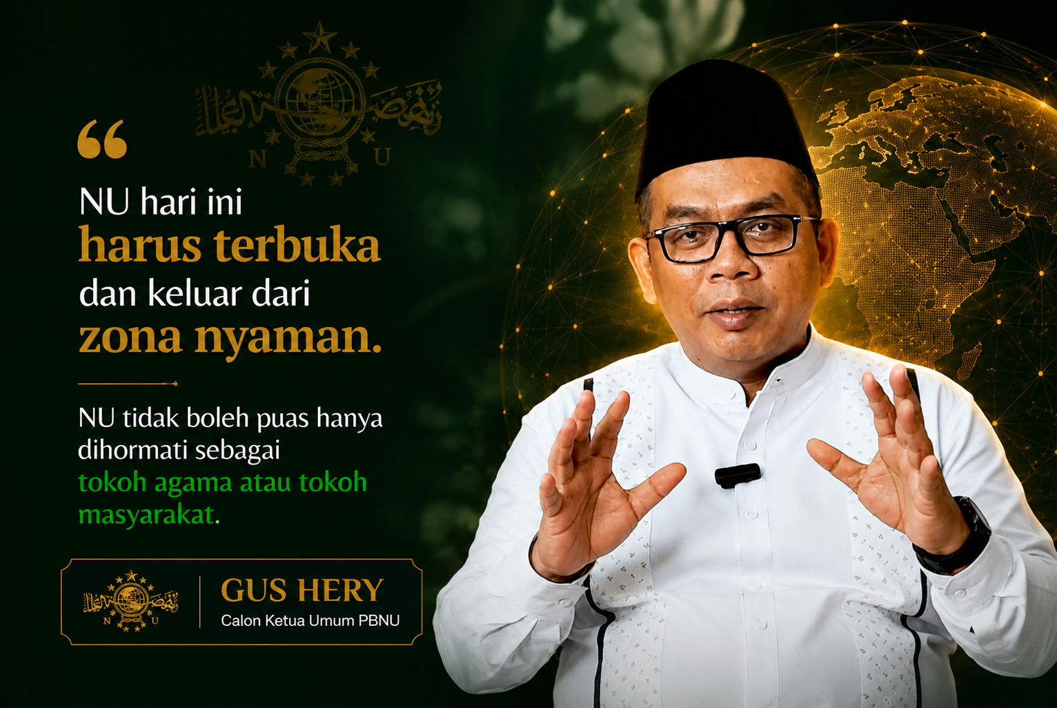 Keluar dari Zona Nyaman: 3 Tantangan Terbesar NU Menurut Gus Hery