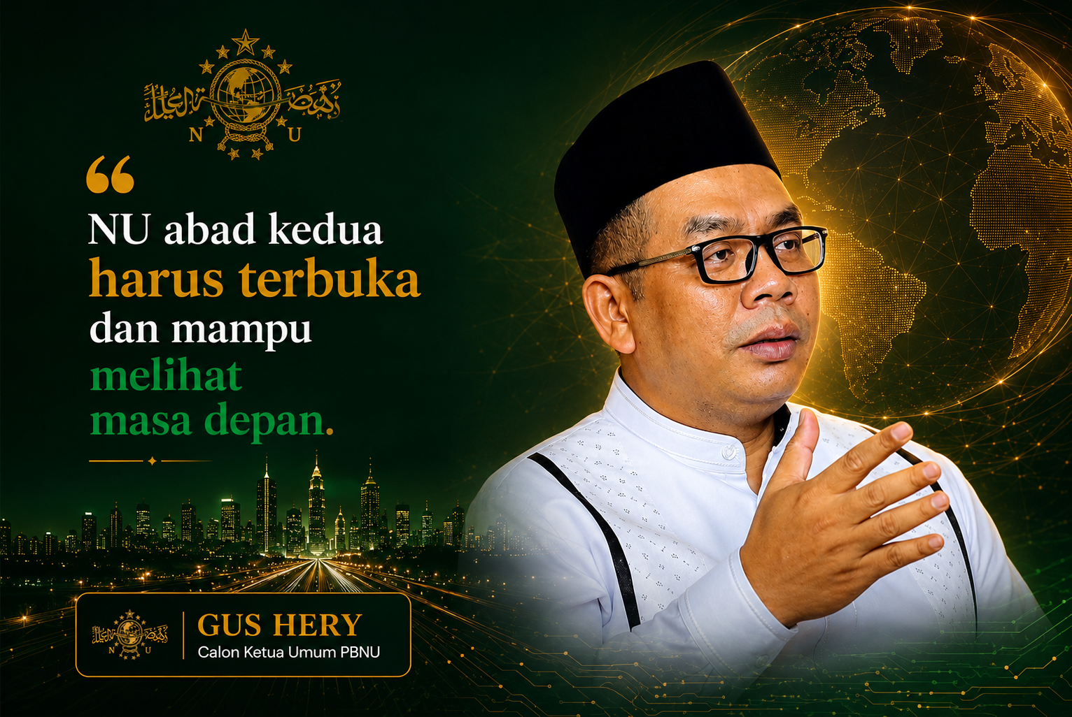 Dari PMII ke Gagasan NU Abad Kedua: Jejak Kaderisasi Gus Hery