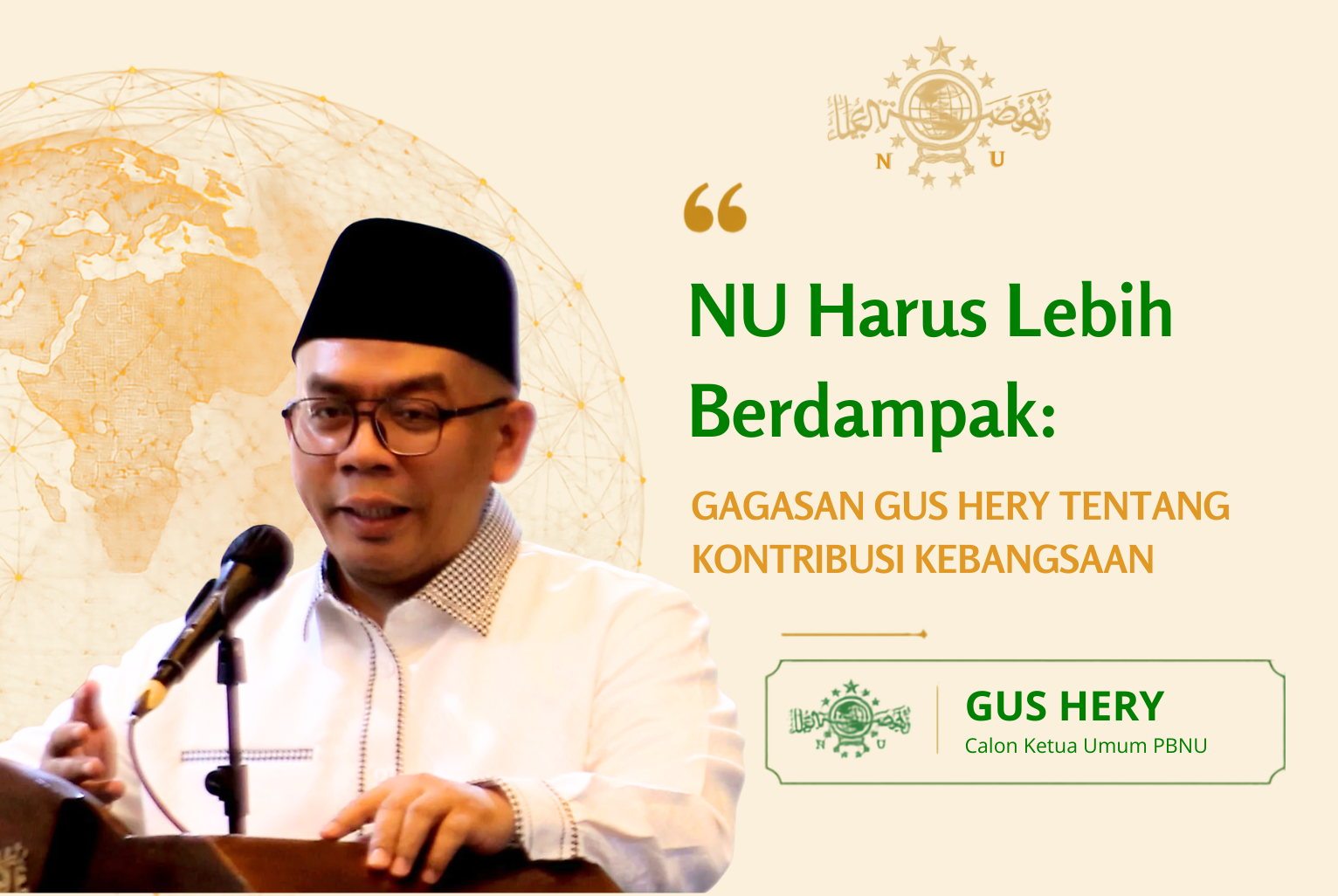 Gagasan Gus Hery NU harus Lebih Berdampak